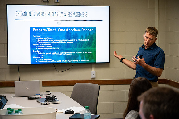 Progressing Teacher Showcase in the MC