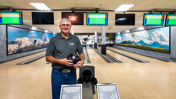 Strike Zone Bowling Supervisor, Harold Rose.