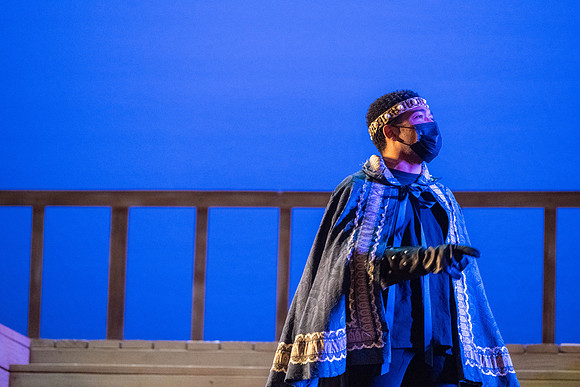 BYU-Idaho theatre department dress rehearsal of Shakespeare's Henry V.