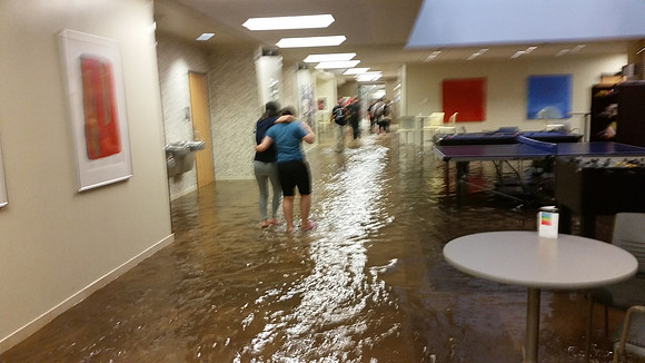 July 15, 2014 Over an inch of rain in less than an hour created a flash flood through Rexburg streets, through a few BYU-Idaho buildings and also flooded several students basement apartments. The even