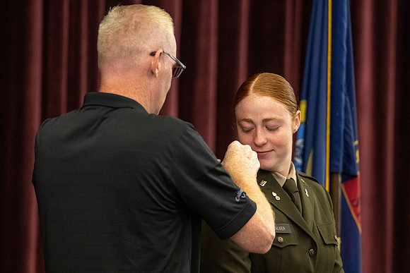 BYU-Idaho's, Reserve Officers' Training Corps Commissioning ceremonies.