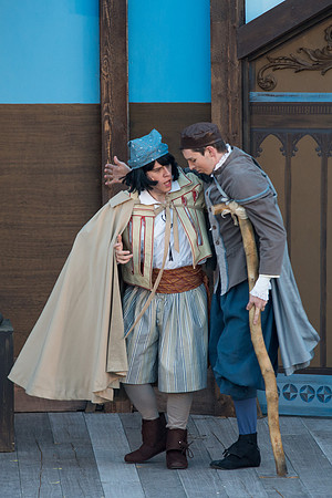 Brigham Young University-Idaho's production of The Shomaker's Holiday performed out in the amphitheatre in front of the McKay Library.
