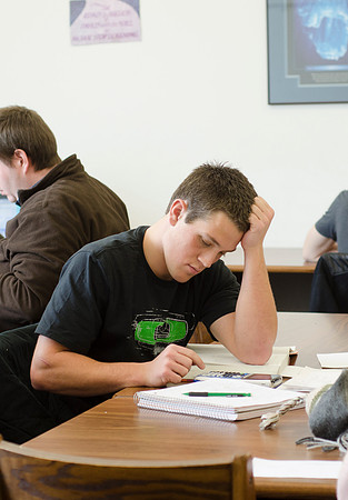 Students begin a new semster in Winter 2014.