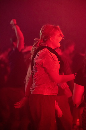 Students gather for First Friday - Apr 2022