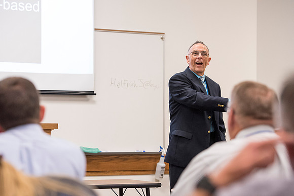 Blaine Robertson discusses grading.