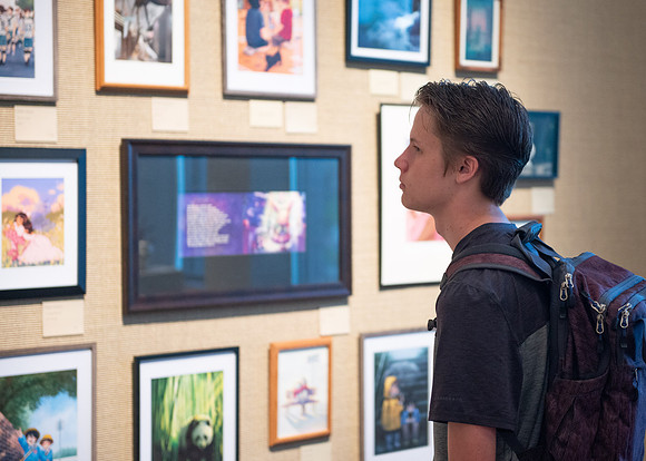 Student art show.