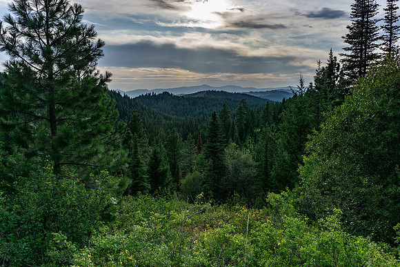 Various landscapes in central Idaho along a well known bikepacking route.
