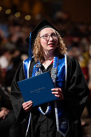 Graduates during convocation for the College of Business and Communication.
