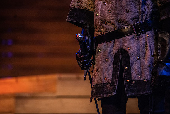 BYU-Idaho theatre department dress rehearsal of Shakespeare's Henry V.