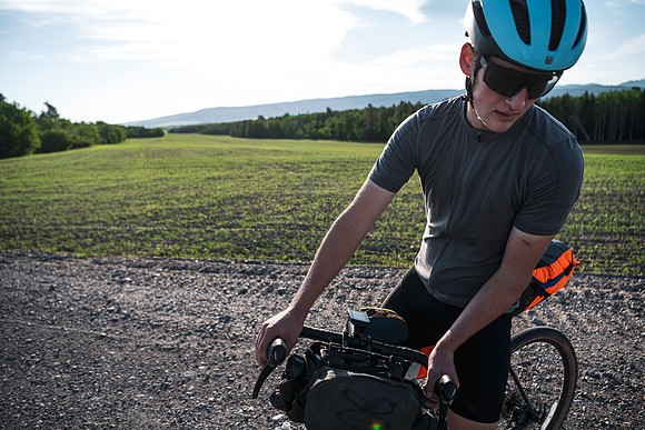 James rides a route starting and ending in Rexburg and looping through Green Canyon and Heisi Hot Springs.