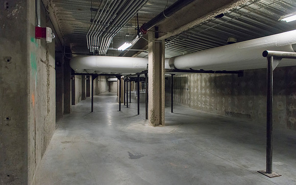 Tunnels under the BYU-Idaho Center.