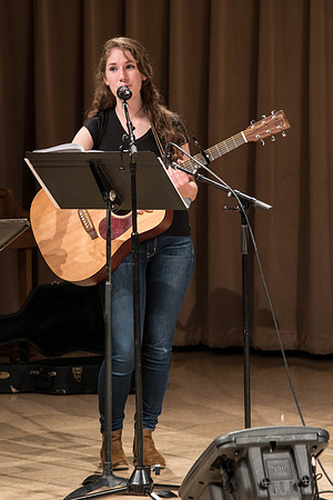 This bluegrass band perform the songs they've been learning all semester in their Bluegrass class.