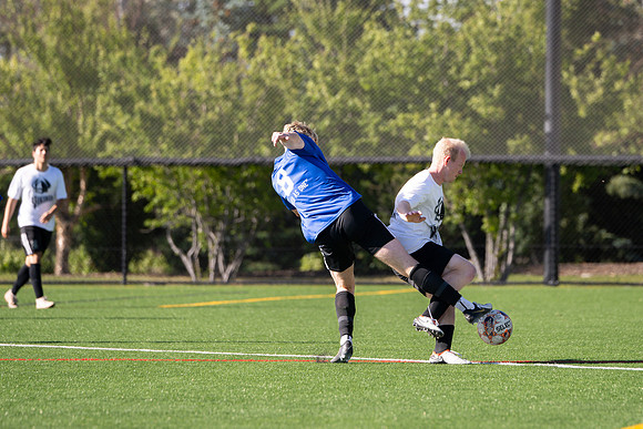 Men's Spring Competitive Soccer Quarterfinals. Vikings (3) vs Titans (0).