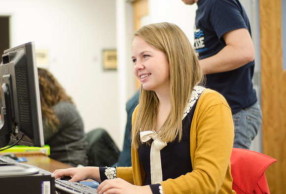 Students begin a new semster in Winter 2014.