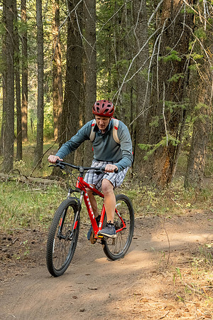 Media Creation Team mountain biking.
