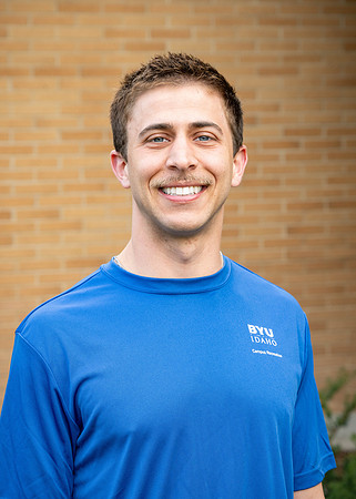 Fitness Instructors in front of the Hart Building.