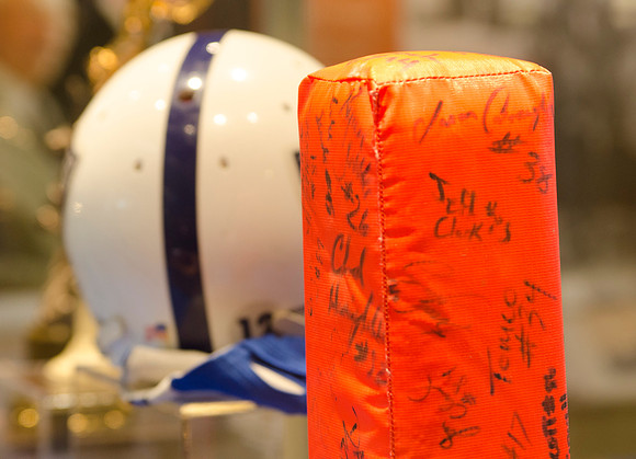 Put in before the end of Fall 2013 Semester, trophy cases are displayed in Legacy Hall to show the Spirit of Ricks.
