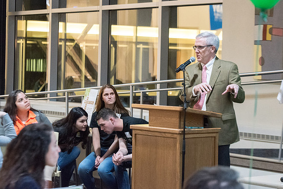 This Social Change Team Competition event is sponsored by the Interdisciplinary Studies council. ELEVATE is a campus wide competition where teams of 5 students (from 3 different colleges) will create
