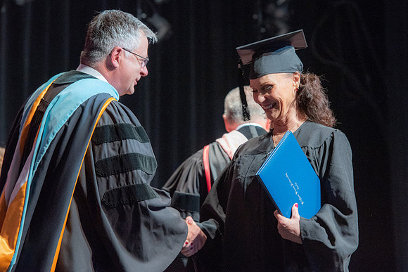 Graduates during Interdisciplinary Studies convocation.