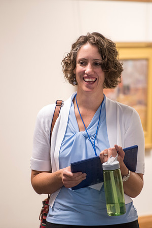 Faculty members come together in preparation of the new school year.