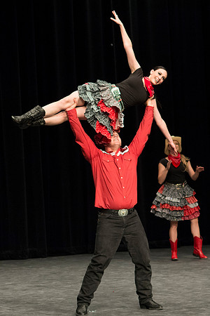 Dance performance in Green River Wyoming.