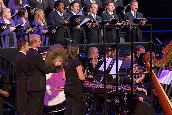 A BYU-Idaho Sacred Music Production performed in the BYU-Idaho Center, conducted by Dallin Hansen and written by Daniel Gawthrop.