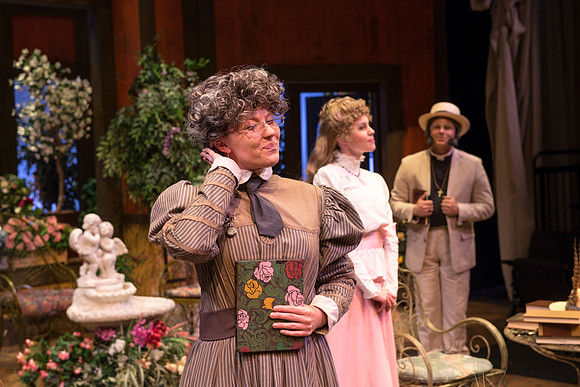 Drama production in the Black Box Theatre directed by Hyrum Conrad.