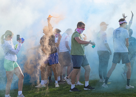 BYUI Color Run During Spirit Week