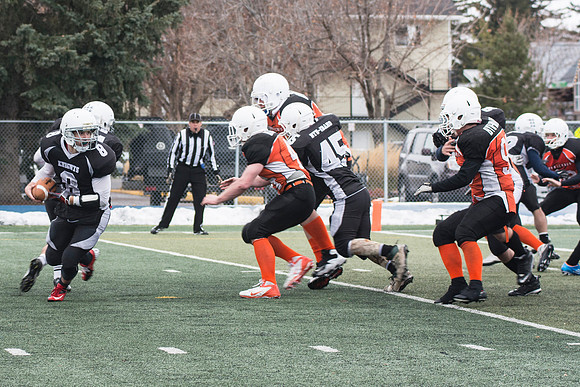 Competitive Football Championship game.