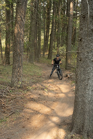 Media Creation Team mountain biking.