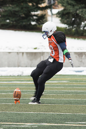 Competitive Football Championship game.