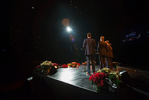 BYU-Idaho Choirs and Orchestra perform at A BYU-Idaho Christmas Concert featuring The King Singers.