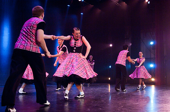 Students perform in dress rehearsal of Extravadance dance performance- Jul 2010