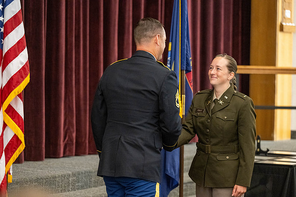 BYU-Idaho's, Reserve Officers' Training Corps Commissioning ceremonies.