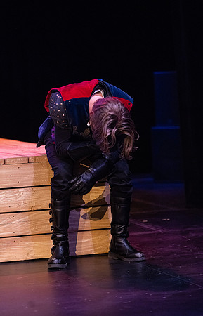 BYU-Idaho theatre department dress rehearsal of Shakespeare's Henry V.