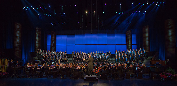 BYU-Idaho Choirs and Orchestra perform at A BYU-Idaho Christmas Concert featuring The King Singers.