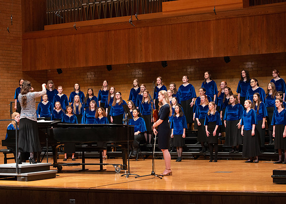 Hymn Festival held at the Barrus Concert Hall in the Snow Performing Arts Center.
