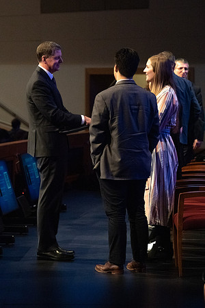 Elder James R. Rasband, General Authority Seventy, speaks to students at devotional in the BYU-Idaho Center.