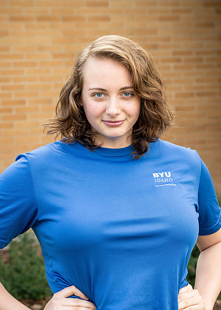Fitness Instructors in front of the Hart Building.