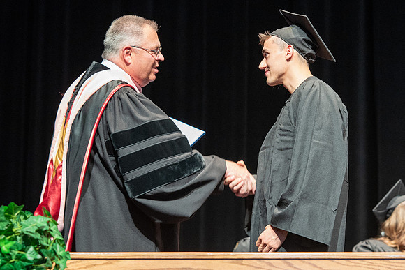 Graduates during Interdisciplinary Studies convocation.