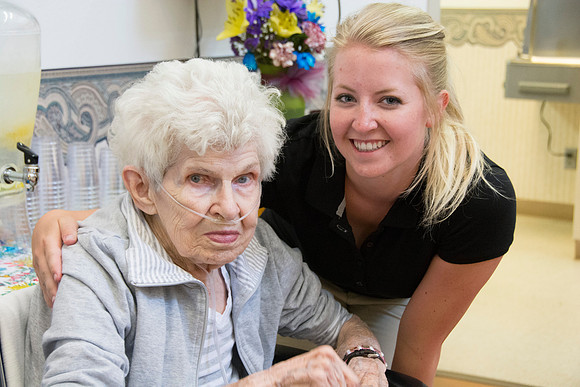 Dancers visit a Convalescent Center in Green River Wyoming.