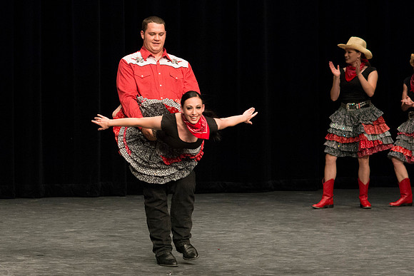Dance performance in Green River Wyoming.