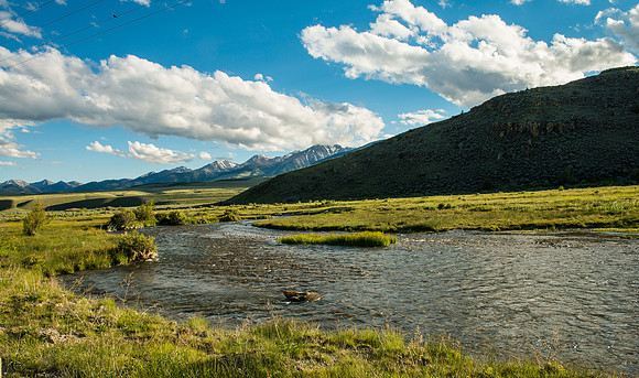 Mountain Range 60 plus miles West of Rexburg, Idaho. Birch Creek