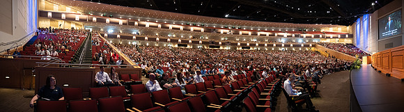 Panoramic of Devotional in the I-Center - Sept 2022