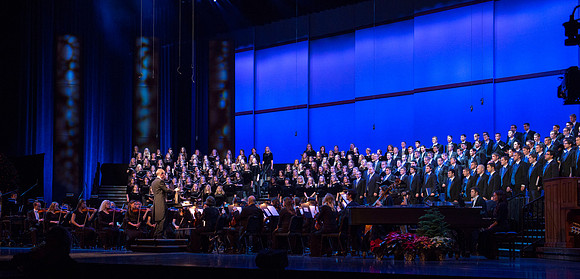 BYU-Idaho Choirs and Orchestra perform at A BYU-Idaho Christmas Concert featuring The King Singers.