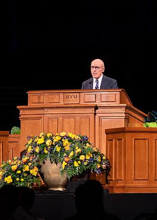 Photos from Elder Arnfulo Valenzuela's devotional.