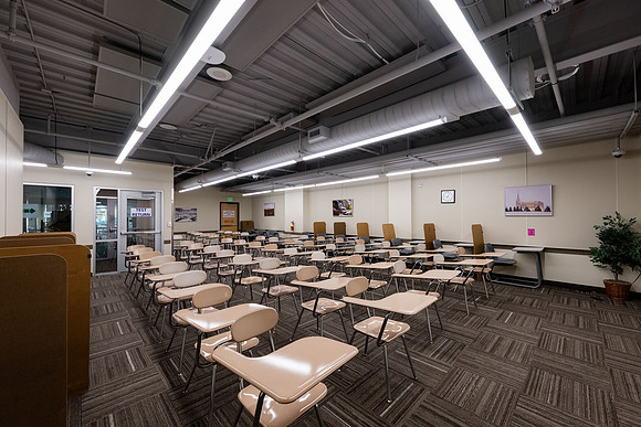 Testing Center interior.