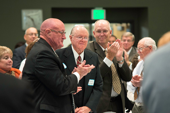 Nov, 9 2014, Ed and Arlene Williams were honored at Emeritus Breakfast.