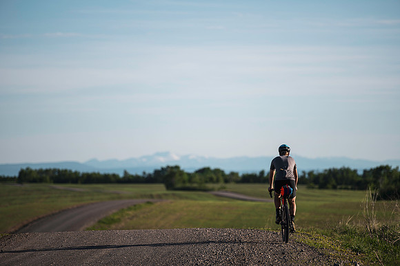 James rides a route starting and ending in Rexburg and looping through Green Canyon and Heisi Hot Springs.