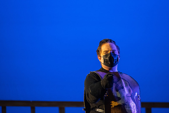 BYU-Idaho theatre department dress rehearsal of Shakespeare's Henry V.